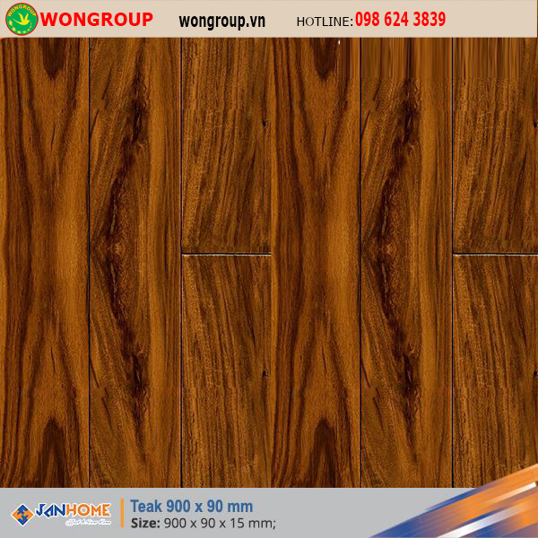 Sàn gỗ Teak 900 x 90mm