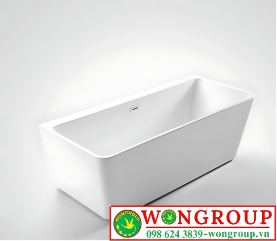 Bồn Tắm Nằm Chữ Nhật Màu Trắng Cao Cấp WonGroup NV-1514