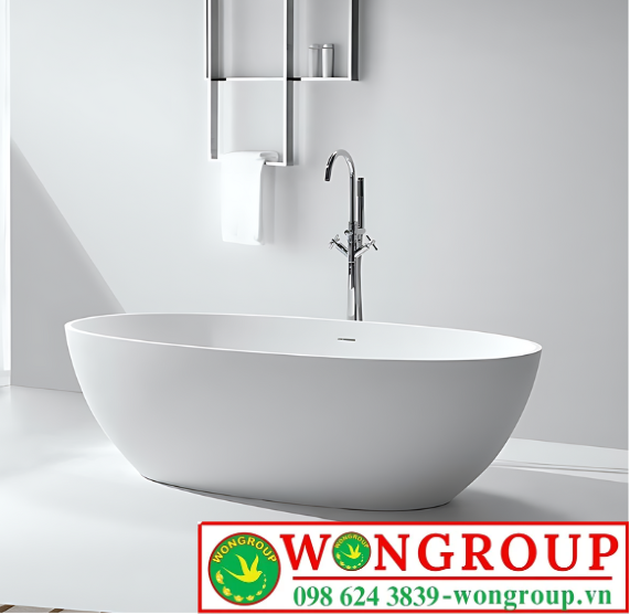 Bồn Tắm Nằm Oval Acrylic Cao Cấp WonGroup NV-1504