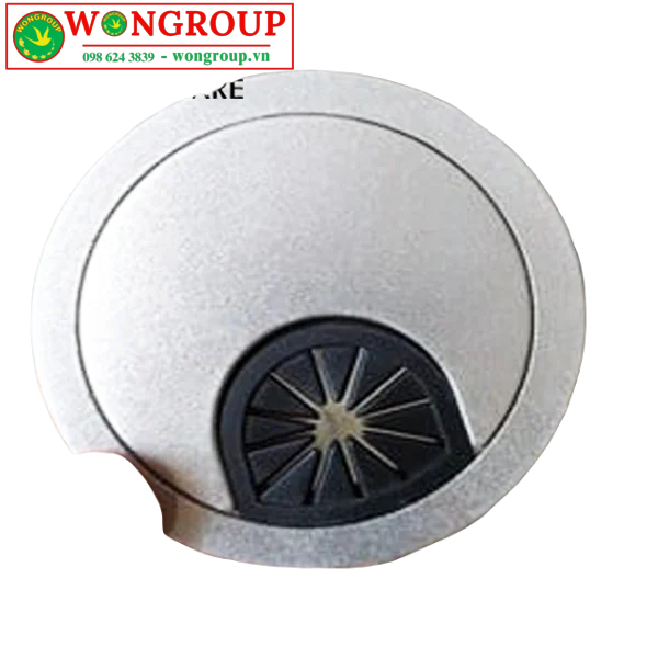 Nắp luồn dây điện nhựa 50mm màu bạc Vina