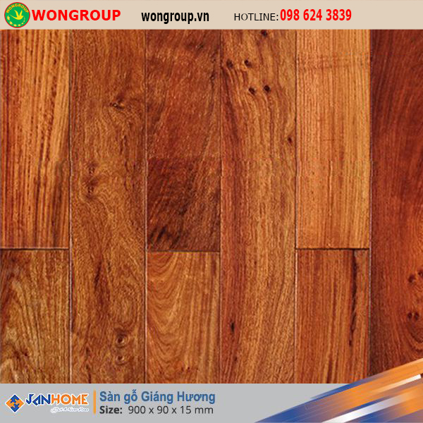 Sàn gỗ Giáng Hương 900 x 90mm