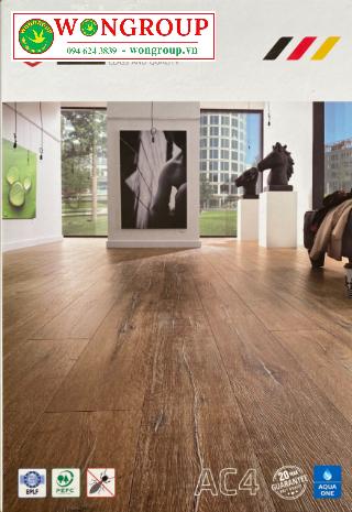 Sàn MORSER 12 bản nhỏ - cốt trắng - bề mặt bóng kính